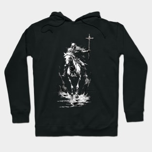 Death Rides A Horse - skeletal warrior harbinger of revelations Hoodie